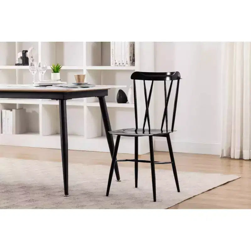 Lot de 2 chaises de salle à manger en métal Savannah - Boraam Industries