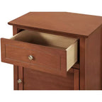 Table de chevet Passion Furniture Lzzy 1 tiroir (63,5 cm H x 48,26 cm l x 38,1 cm P)