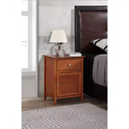 Table de chevet Passion Furniture Lzzy 1 tiroir (63,5 cm H x 48,26 cm l x 38,1 cm P)