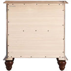 Table de chevet à 5 tiroirs Summit Passion Furniture (27 po H x 16 po L x 24 po P)