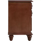 Table de chevet à 5 tiroirs Summit Passion Furniture (27 po H x 16 po L x 24 po P)