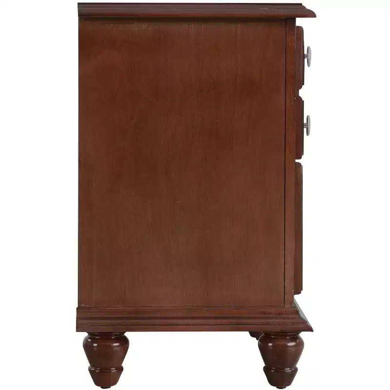 Table de chevet à 5 tiroirs Summit Passion Furniture (27 po H x 16 po L x 24 po P)