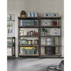 5-Tier Storage Shelves, Set of 2 Garage Storage, Adjustable Shelving Units, 17.7 x 35.4 x 70.9 Inches, Load 1929 lb Each, Shed Warehouse Basement