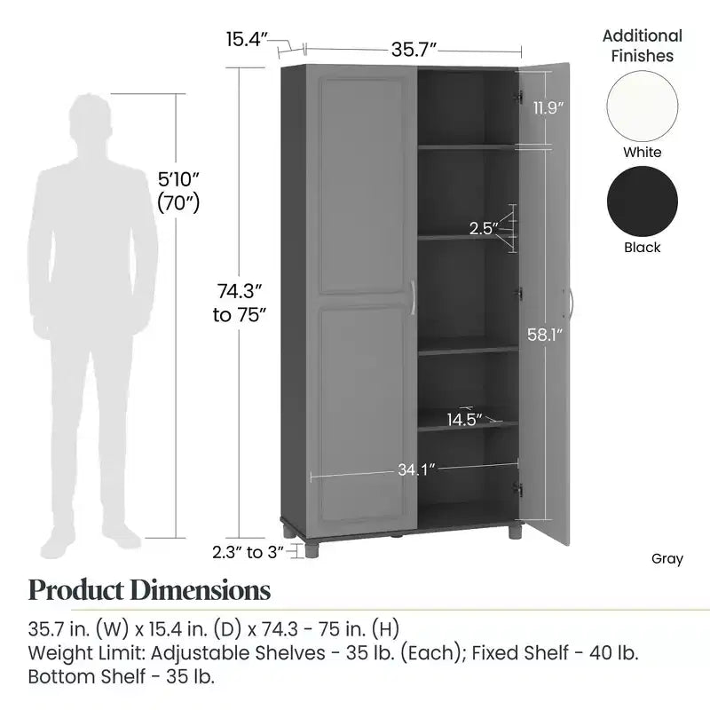Armoire de rangement utilitaire Kendall 36 Systembuild