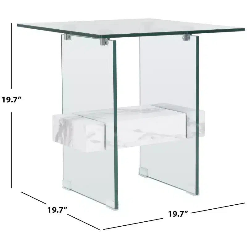 Table d'appoint Kayley Glass - ACC7001 - Safavieh
