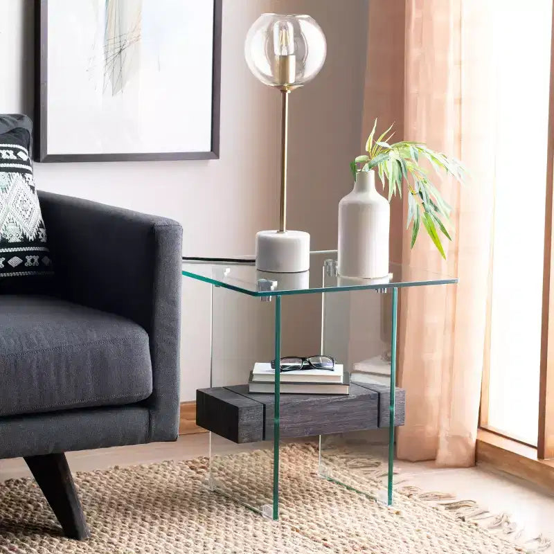 Table d'appoint Kayley Glass - ACC7001 - Safavieh