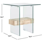Table d'appoint Kayley Glass - ACC7001 - Safavieh