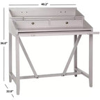 Bureau d'écriture Wyatt avec plateau coulissant - AMH6509 - Safavieh Couture