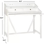 Bureau d'écriture Wyatt avec plateau coulissant - AMH6509 - Safavieh Couture