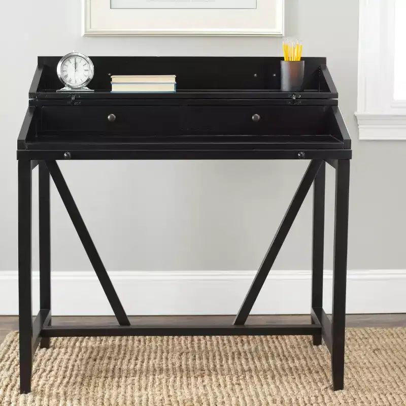 Bureau d'écriture Wyatt avec plateau coulissant - AMH6509 - Safavieh Couture