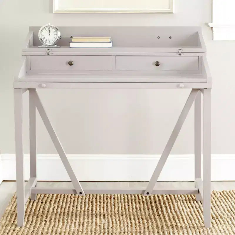 Bureau d'écriture Wyatt avec plateau coulissant - AMH6509 - Safavieh Couture