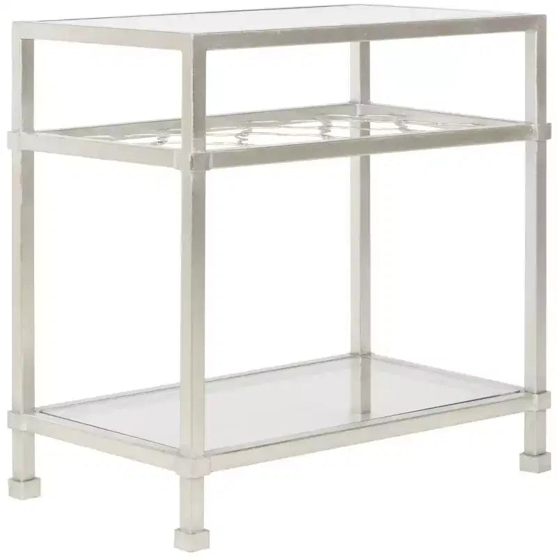 Table d'appoint en verre Hanzel Gold Leaf - AMH8312 - Safavieh Couture