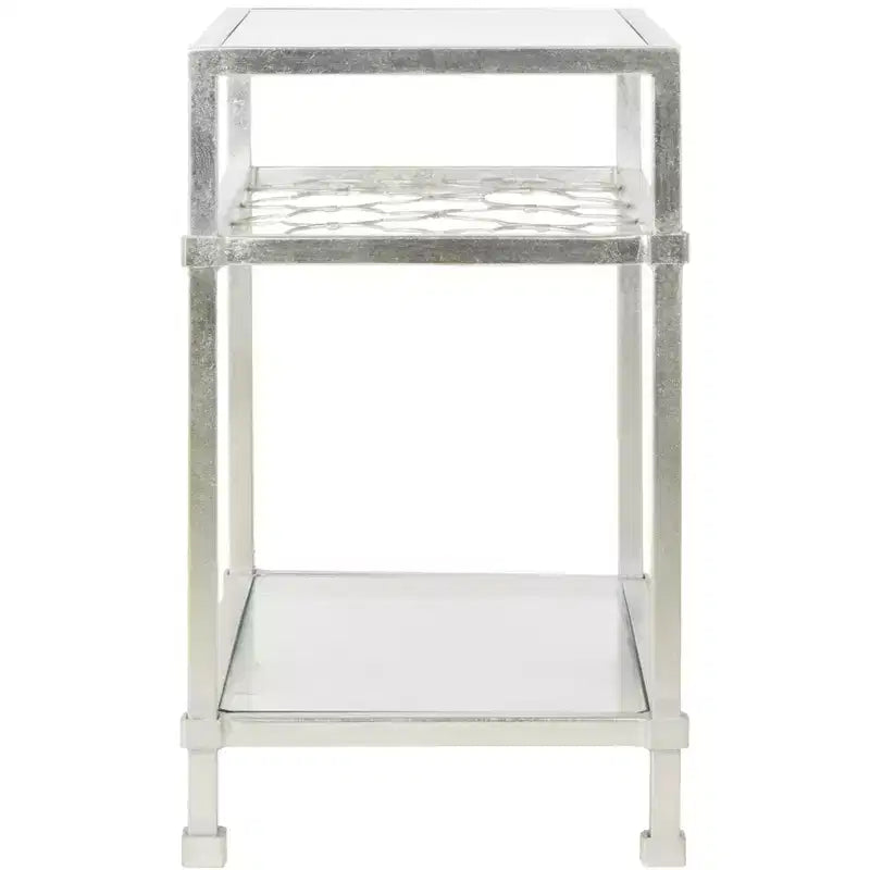Table d'appoint en verre Hanzel Gold Leaf - AMH8312 - Safavieh Couture