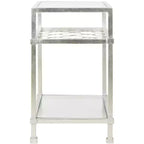 Table d'appoint en verre Hanzel Gold Leaf - AMH8312 - Safavieh Couture
