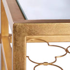 Table d'appoint en verre Hanzel Gold Leaf - AMH8312 - Safavieh Couture