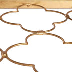 Table d'appoint en verre Hanzel Gold Leaf - AMH8312 - Safavieh Couture