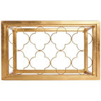 Table d'appoint en verre Hanzel Gold Leaf - AMH8312 - Safavieh Couture