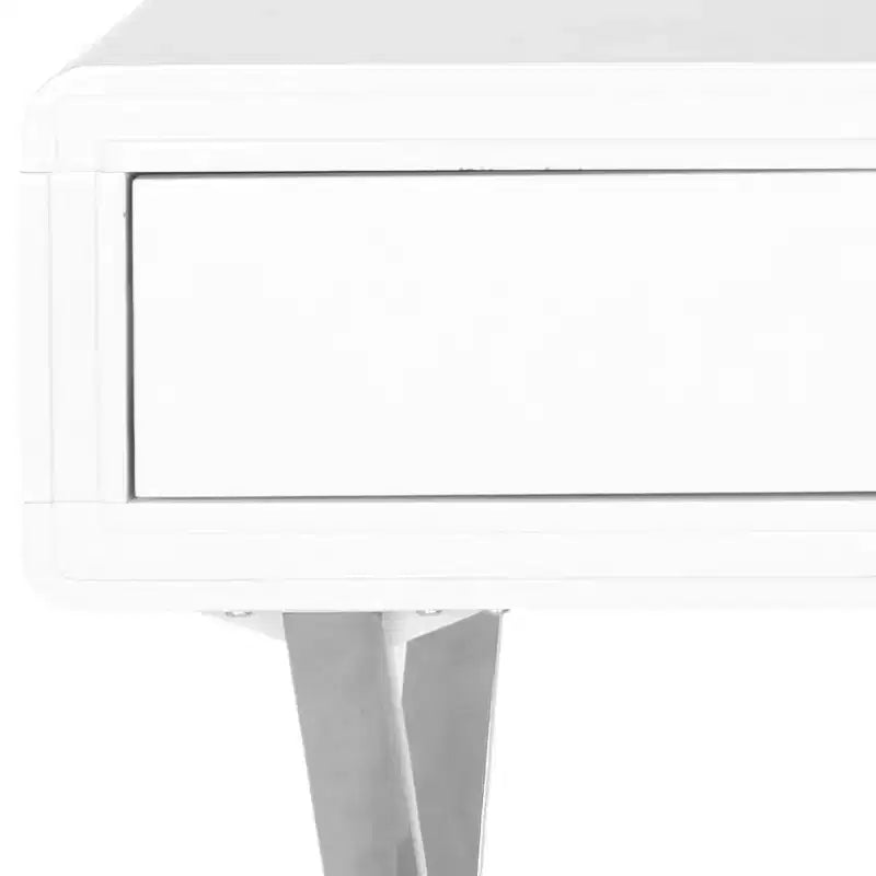 Bureau Hanover - FOX2207 - Blanc/Chrome - Safavieh Couture