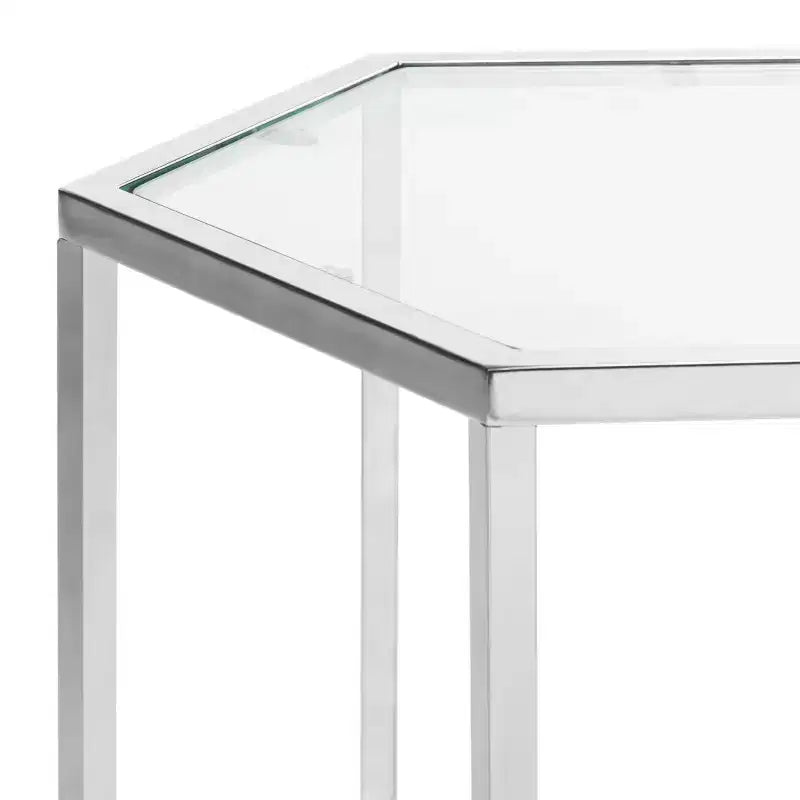 Table d'appoint Teagan - MMT6002A - Chrome - Safavieh