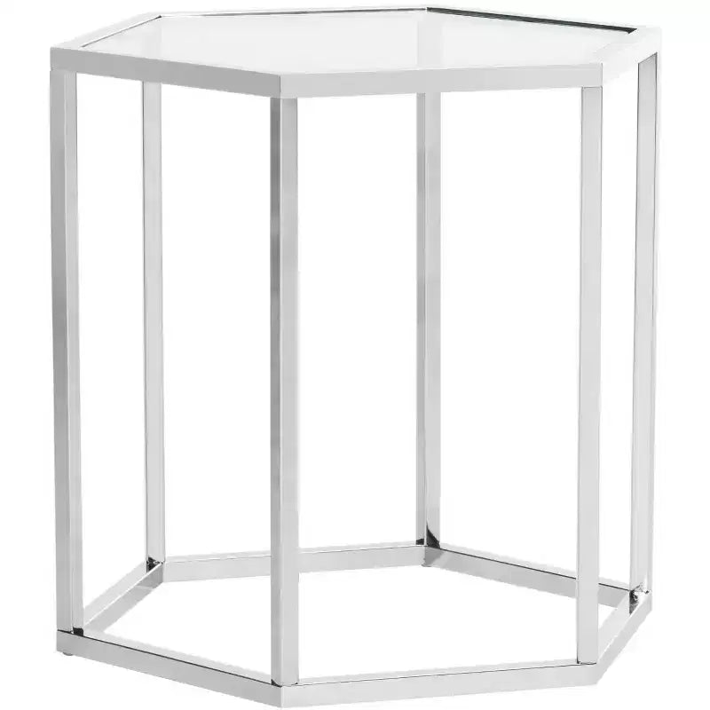 Table d'appoint Teagan - MMT6002A - Chrome - Safavieh