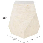 Table d'appoint Lea Mosaic Geometric - TRB1010A - Multicolore/Beige clair - Safavieh