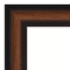 Amanti Art Yale Noyer Non-Biseauté Sur la porte Miroir psyché, Miroir mural 51,5 po x 17,5 po.