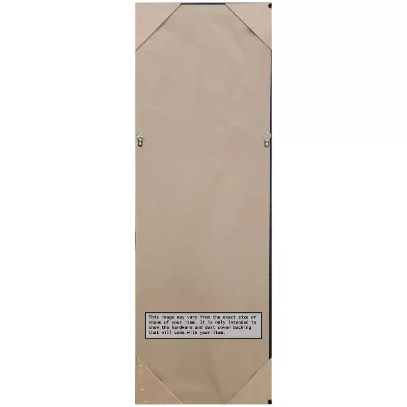 Amanti Art Yale Noyer Non-Biseauté Sur la porte Miroir psyché, Miroir mural 51,5 po x 17,5 po.