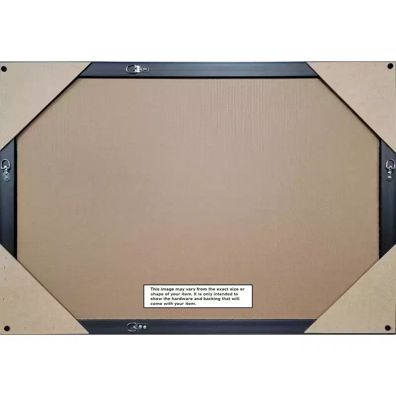 Miroir mural Amant Art Svelte en bois encadré sans biseau