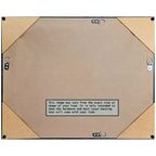 Miroir mural Amant Art Svelte en bois encadré sans biseau