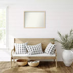Miroir mural Amant Art Svelte en bois encadré sans biseau