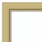 Amanti Art Landon Or Étroit Non Biseauté Sur la Porte Miroir Mural Miroir Complet, 51,5 po x 17,5 po.