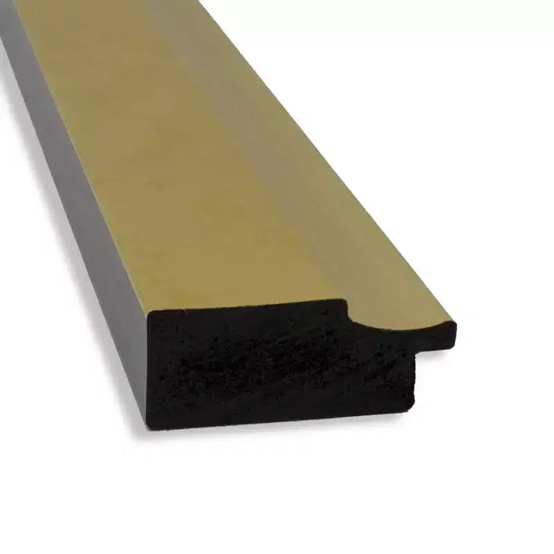 Amanti Art Landon Or Étroit Non Biseauté Sur la Porte Miroir Mural Miroir Complet, 51,5 po x 17,5 po.