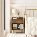 Table de chevet Max & Finn Remy, Noyer