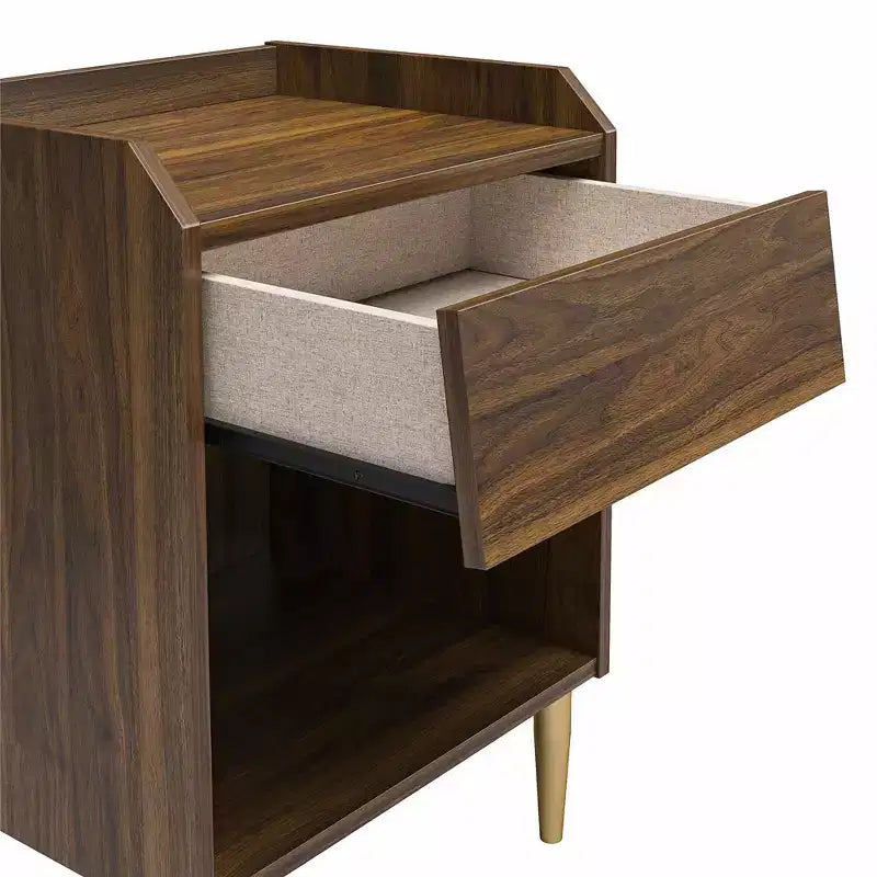 Table de chevet Max & Finn Remy, Noyer