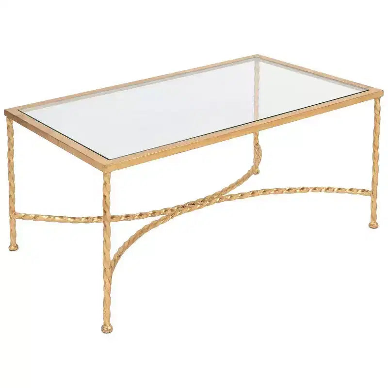 Table basse Matilda - Or/Verre - Safavieh