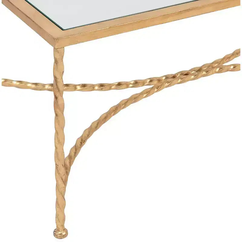 Table basse Matilda - Or/Verre - Safavieh