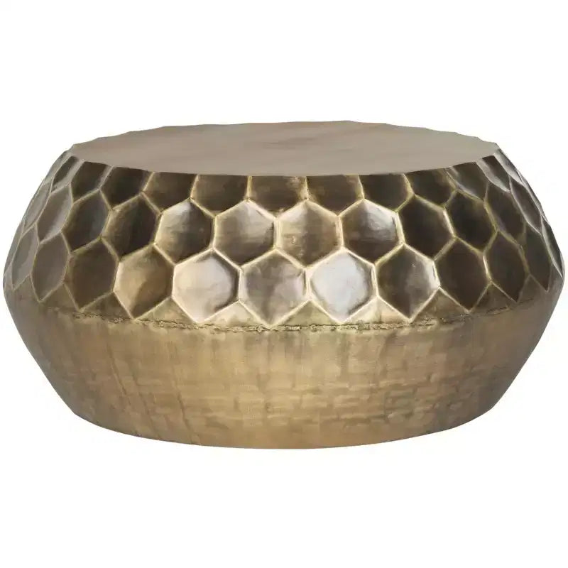 Table basse Roxanna - FOX3235A - Laiton antique - Safavieh Couture