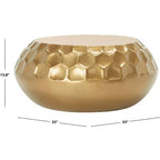 Table basse Roxanna - FOX3235A - Laiton antique - Safavieh Couture