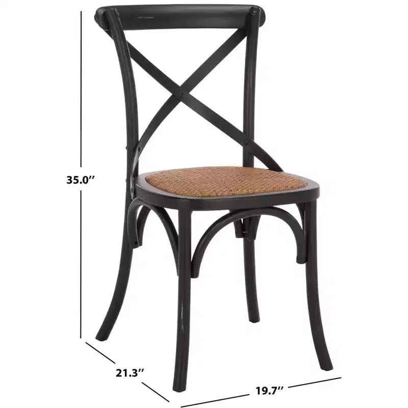 Chaise à dossier croisé Franklin - AMH9500 - Safavieh Couture