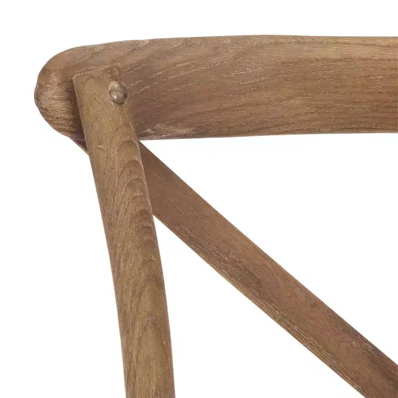 Chaise à dossier croisé Franklin - AMH9500 - Safavieh Couture