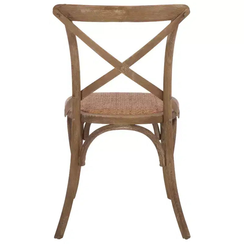 Chaise à dossier croisé Franklin - AMH9500 - Safavieh Couture