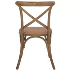 Chaise à dossier croisé Franklin - AMH9500 - Safavieh Couture