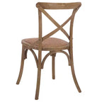 Chaise à dossier croisé Franklin - AMH9500 - Safavieh Couture