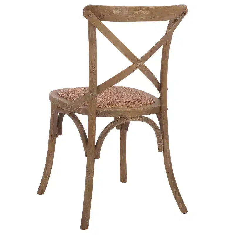 Chaise à dossier croisé Franklin - AMH9500 - Safavieh Couture