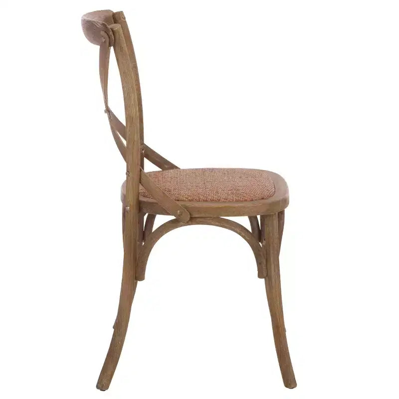 Chaise à dossier croisé Franklin - AMH9500 - Safavieh Couture