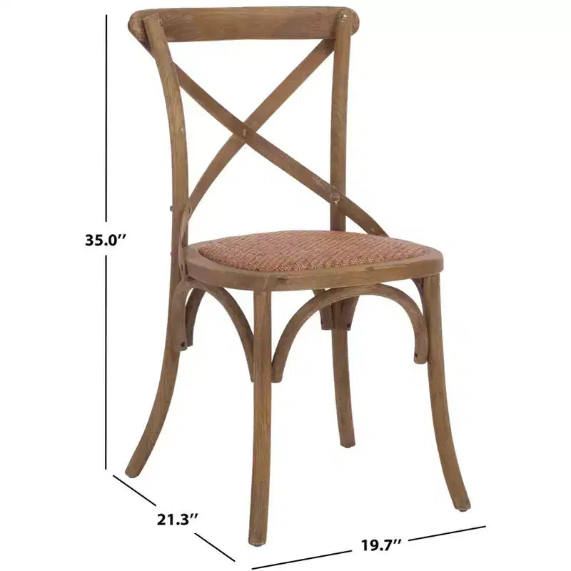 Chaise à dossier croisé Franklin - AMH9500 - Safavieh Couture