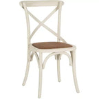 Chaise à dossier croisé Franklin - AMH9500 - Safavieh Couture