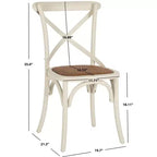 Chaise à dossier croisé Franklin - AMH9500 - Safavieh Couture