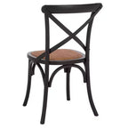 Chaise à dossier croisé Franklin - AMH9500 - Safavieh Couture
