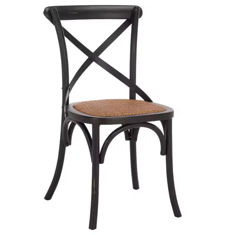Chaise à dossier croisé Franklin - AMH9500 - Safavieh Couture